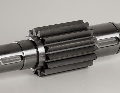 Ritzelwelle, mittig verzahnt