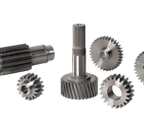 Ritzelwellen und Zahnräder