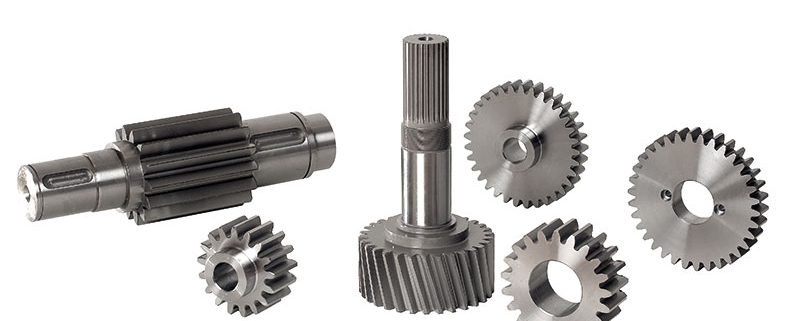 Ritzelwellen und Zahnräder